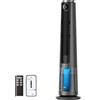 Dreo TurboCool 765S - Ventilatore a Nebulizzazione Smart 3-in-1: Raffredda fino 6°C in 60s Flusso d'Aria 10,4 m/s (18,2m), Silenzioso 20dB, Serbatoio 6L e Controllo App/Alexa [DR-HEC005S]