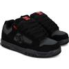DC Shoes Scarpe da Ginnastica da Uomo, DC Coiler, Nero/Grigio/Rosso, 42 EU