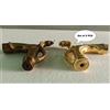 Fatto a mano Set 2 manici antichi testa ottone stile vintage artigianale per bastone da pa...
