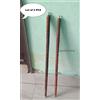 Fatto a mano Lotto di 2 canne da passeggio in legno massello antico vintage nuovo design d...