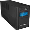 PowerWalker VI 850SE LCD/IEC gruppo di continuità (UPS) A linea interattiva 0,85 kVA 480 W 4 presa(e) AC