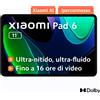 Xiaomi Pad 6 Snapdragon 128 GB 27,9 cm (11") 6 GB Wi-Fi 6 (802.11ax) Android 13 Nero