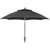 Dehner Ombrellone Kos Ø 220 cm Altezza 227 cm Alluminio/Poliestere Grigio Scuro
