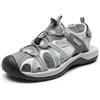 DREAM PAIRS Estivi Sandali da Uomo Sportivo Spiaggia Antiscivolo Scarpe da Trekking Chiuse,Size 43.5,Grigio Chiaro,DMUMST2505