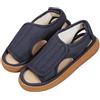 XGOPTS Pantofole per diabetici, unisex, ortopediche, comode, per anziani, sandali piatti extra larghi, piedi gonfi, scarpe da passeggio, regolabili, edema, punta aperta, sandali antiscivolo per