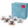 illy Art Collection Set da 6 tazze da Cappuccino Biennale 2022 Nuemrate e Firmat