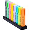Q-Connect Desk set evidenziatori Q-Connect Pastel 1,5-5 mm - colori pastello assortiti conf. 8 pezzi - KF17806