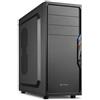 SHARKOON CASE VS4-V, ATX, 6 SLOTS EXPANSION, 2XUSB 3.0 FRONT, DRIVE BAY DA 2,5/3,5/5,25, 1X120MM FAN FRONT, NO PSU, COLORE NERO - VS4-V