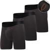 all Citizens Amazon Exclusive Advanced Ball Pouch Biancheria Intima da Uomo, Boxer brevettata, Traspirante, Senza cavalcate, Nero - Confezione da 3, X-Large