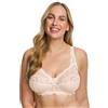 SUSA Reggiseno da Donna Senza Ferretto Latina 7814 I Taglie B-F I Reggiseno Femminile con Coppe 3 Divise e Pizzo Elastico, Bretelle Regolabili e Chiusura Posteriore, Semi-Trasparente