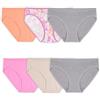 Fruit of the Loom Fit for Me - Mutandine Hipster da Donna Traspiranti in Micro-Rete, Confezione Multipla, Misto Cotone - Bikini - Confezione da 6 - I Colori Possono variare, 7