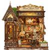 Modellino Caffetteria Kit Creativo Scena in Miniatura Dettagliato per Scrivania