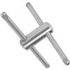 AMONIDA Strumento Soppressore Punta Stecca da Biliardo in Acciaio Inossidabile, Design Durevole Ed Elegante, Punte Sagomate per Prestazioni Ottimali, Adatto per Gli Appassionati di Biliardo, (14 mm)
