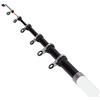 PUSOKEI Canna da Pesca Telescopica da Viaggio 1,8 M |Canna da Spinning in Fibra di Carbonio per la Pesca su Roccia (2.4)