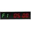 Asixxsix Timer da Palestra, Display LED da 1,57 Pollici con Cronometro con Conto alla Rovescia Telecomandato, 6 modalità di Allenamento per Allenamento Fitness Palestra a Casa Boxe
