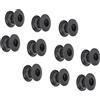 TOPINCN Cuscinetti da Calcio Balilla da 10 Paia, Accessorio Durevole in Plastica Ecologica per Calcio Balilla, Ricambio, Regolabile 23-34 Mm