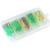 VGEBY Esca da Pesca, 5 Pezzi Set Soft Frog con Scatola, Esca Topwater per Lago e Fiume, for Pescatori Professionisti, Famiglie e Amanti della Pesca Sportiva