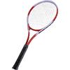 Generic Racchetta da Tennis da 27 Pollici con Design del Telaio Integrato e Impugnatura Comoda per Studenti Principianti Adulti (Rossa)