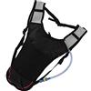 Xiuganpo Zaino Acquatico Dal Design Impermeabile Multifunzionale con Borsa in Paglia da 2 Litri per Corsa All'aperto, Escursionismo, Ciclismo (borsa idratante rossa)