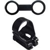 ifundom Clip per Tubo da Snorkeling in Silicone Nero Fibbia Automatica Doppio Gancio, Sostituzione Rapida per Cinturino Maschera Subacquea, Accessorio per Immersioni e Sport Acquatici