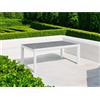 Tavolo allungabile da giardino Kemano in alluminio 200/300x100xH76 cm