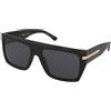 Dsquared2 D2 0177/S 807/IR | Occhiali da Sole Graduati o Non Graduati | Prova Online | Plastica | Quadrati | Nero | Adrialenti