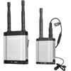Saramonic Vlink2 Kit 1 sistema di microfoni lavalier wireless da 2,4 GHz con Talkback IFB, ricevitore a doppio canale, DK3 Lav, custodia rigida a prova di acqua/urti e altro
