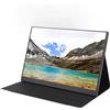 Plyisty Monitor Portatile Display per Computer Full HD da 14 Pollici 2.5K 60Hz, Supporto Trasmissione Dati, Ricarica PD e Visualizzazione Immagini, per PC Portatile Gioco PS4