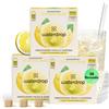 waterdrop MICRODRINK waterdrop® Tè Freddo Zero, LIMONE, 36 cubetti per acqua Microdrink, insaporitore acqua, Tisane a freddo senza zucchero Con Vitamina C & B3, Bevanda Analcolica, The Verde, Ice Tea