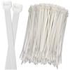 ISOLATECH 100pz fascette bianche 370mm x 4,8mm