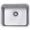 JASSFERRY Lavello da cucina Vasca singola in Acciaio Inox Spazzolato, Sottomontante Lavandino, con set di rifiuti