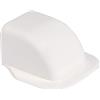 Generic Tappo Terminale Curva a Muro con Rosone (125 x 75)