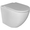 AZZURRA Vaso WC filomuro AZZURRA spid, sedile escluso P 56 x L 41 x H 40 cm bianco lucido