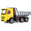 LENA - Mercedes Benz Actros Camion della Spazzatura per 3+ Anni Bambini, Giallo/Nero