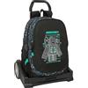 safta MINECRAFT SCREEN - Zaino scolastico, schienale ergonomico, con carrello Evolution, ideale per bambini di diverse età, comodo e versatile, qualità e resistenza, 32 x 16 x 44 cm