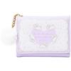 Obotsnoi Portafoglio da donna con porta carte di credito Portafoglio corto in pelle PU stile coreano cambiamento borsa conigli cartone animato moneta in pelle PU cambio conigli stile coreano con porta carte