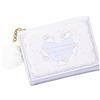 Obotsnoi Portafoglio da donna con porta carte di credito Portafoglio corto in pelle PU stile coreano cambiamento borsa conigli cartone animato moneta in pelle PU cambio conigli stile coreano con porta carte