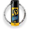 Bardahl K9 Lubrificante Superiore Catena Moto Off-Road, Spray per Catena Moto e Catena Bici, Lubrifica e Protegge, Anti Ruggine e Corrosione, Agisce in Profondità, Chain Lube, 400 ml