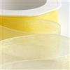 Italian Options Nastro in organza chiffon, rotolo da 38 mm x 20 m, colore: limone