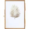 Wintem Cornice per Foto da Tavolo Oro con Comoda Apertura Laterale 15x10cm - Ottima Come Idea Regalo in Qualsiasi Occasione - Ideale Come Complemento di Arredo in Camera o Salone