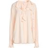 MCQUEEN - Camicie e bluse in seta - Rosa chiaro