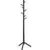 AC Design Furniture Yannick appendiabito, H: 176 x l: 51 x P:45 cm, nero, legno di albero della gomma, 1 pz.