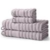 Kobete Set Asciugamani Bagno 4 Pezzi in 100% Cotone | Comprende Asciugamani Doccia Grandi 70x140 cm e Asciugamani 35x70 cm, Morbidi e Confortevoli, Dotati di Gancio di Sospensione