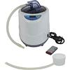 chi-enterprise Generatore di vapore da 4 l, 2000 W, sauna a vapore a casa, 9 livelli di calore, scatola di erbe per oli aromatici, timer da 1 a 99 minuti e telecomando wireless, si riscalda rapidamente e salvaspazio