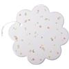 BRANDANI 51173 DECORATION POLLINE VERDE CERAMICA/SUGHERO, delicati fiori e boccioli, No Lavastoviglie, No Microonde, No Forno, No Freezer, cm d 20