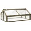 Tidyard Serra,Mini Serra,in Legno Massello di Abete,e Policarbonato,114x80x50 cm,Serra da Balcone,Serra da Giardino,Aiuola da Giardino,Serra da Patio,Terrazzo,Serra per Fioriera