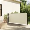 Gecheer Tenda da Sole,Laterale,Tenda Paravento,Laterale,Retrattile,per Terrazzo,Patio,Crema,100x500 cm,Tenda da Sole Esterno,Tenda da Sole Patio,Tenda Paravento per Esterno