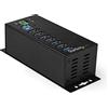 StarTech.com Hub USB 3.0 industriale a 7 porte con adattatore di alimentazione esterno - Protezione ESD e sovratensioni a 350W (HB30A7AME)