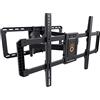 ECHOGEAR TV- Supporto da parete a movimento completo, schermi fino a 90, ruotabile, inclinabile, estendibile, design universale, con sagoma per fori di montaggio, adatto per Samsung, Vizio, LG, ecc.