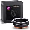 K&F Concept Adattatore obiettivo Canon EOS (EF / EF-S) Micro 4/3 (IV PRO)"